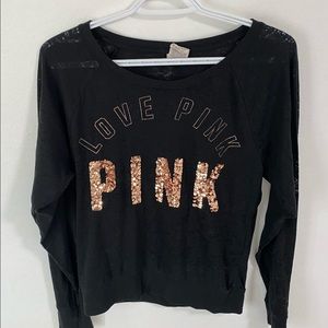 Victoria Secret PINK Pullover sequin top